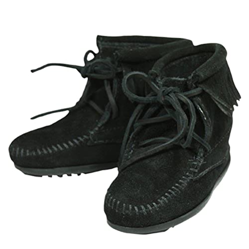 ミネトンカ] Double Fringe Side Zip Boots ダブルフリンジ